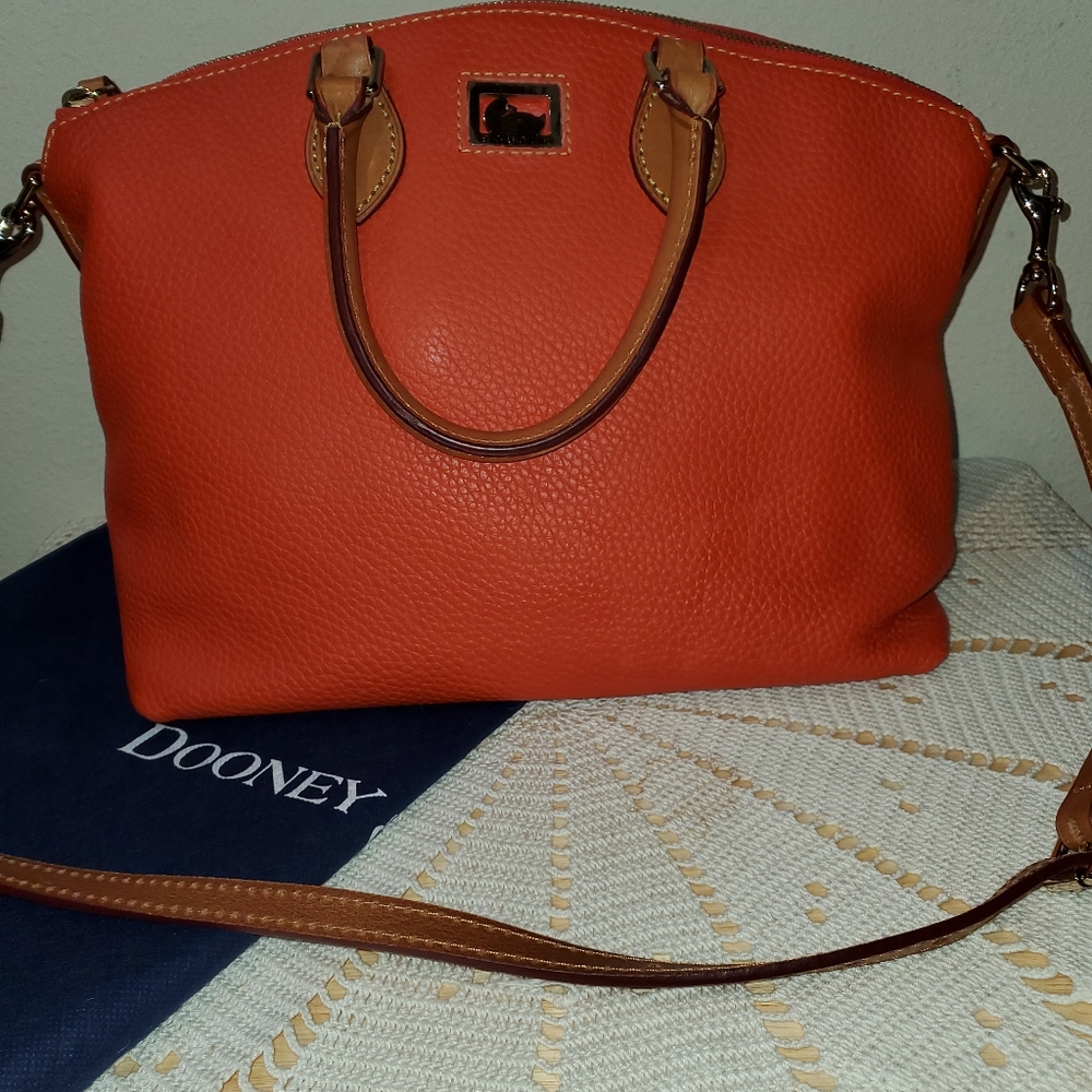 Dooney and Bourke pebble leather satchel